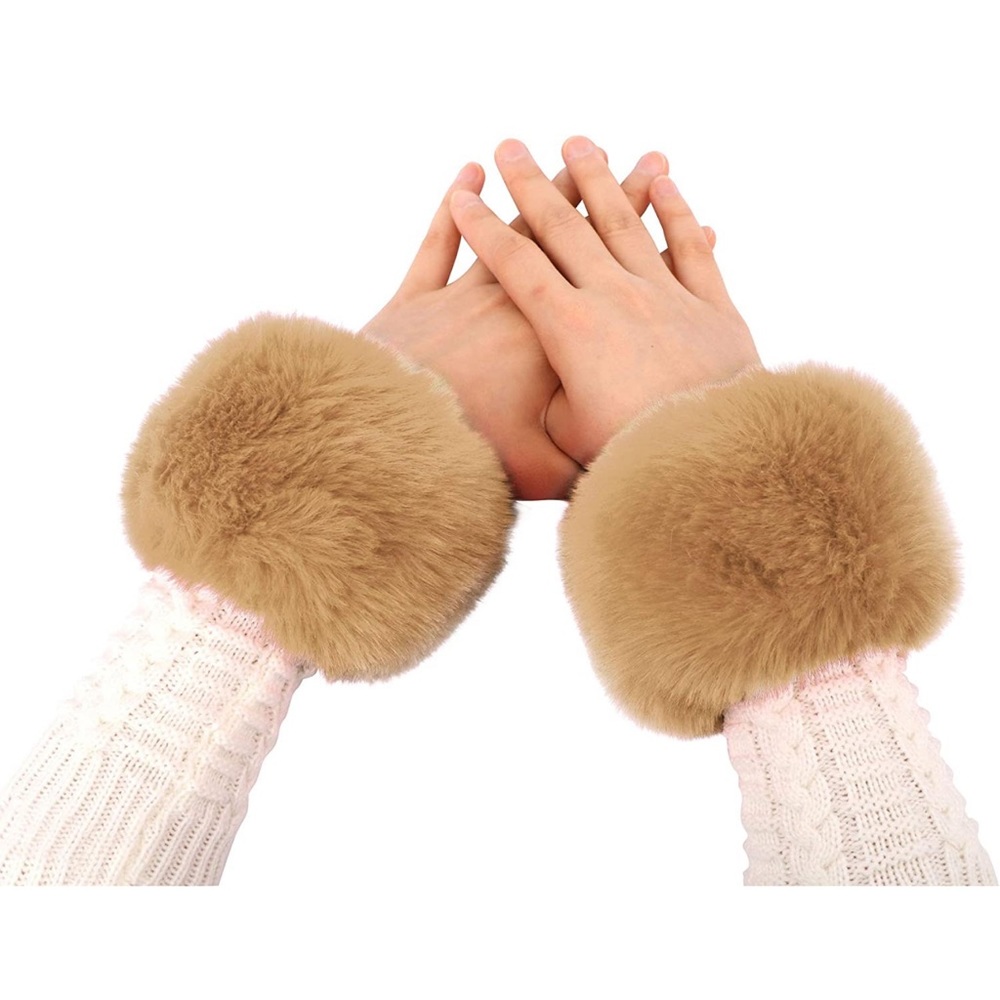 Genuine Fox fur cuffs! Can be worn many ways! Authentic! Great condition!